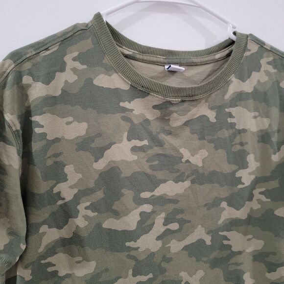 Old Navy Womens Mini Shirt Dress Size Medium Camo Green Military Army - Picture 4 of 7